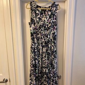 Multi-color maxi dress (Banana Republic - size 10)